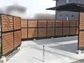 外からの視線をおしゃれに遮る目隠しフェンス