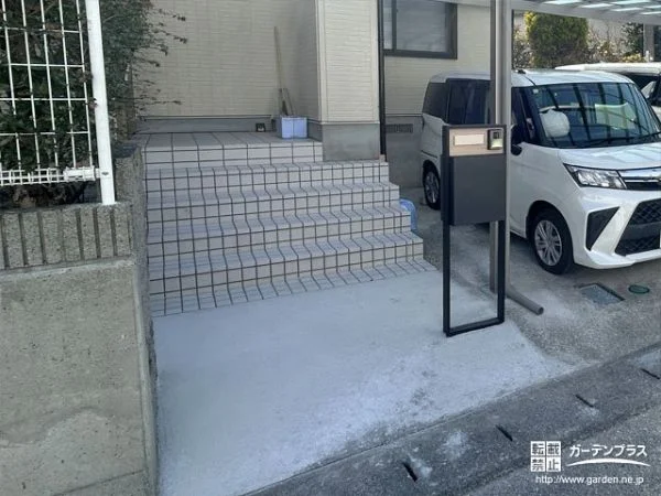 門まわりをすっきり一新。動線も広々と快適に