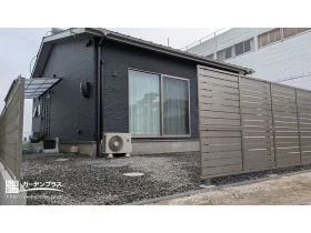 視線を遮りながら、使い勝手も確保した設計に[施工後]