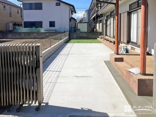 お車の乗り入れもお庭の管理も快適に整えたリフォーム工事