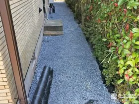 いつでも清潔に保てる犬走り[施工後]