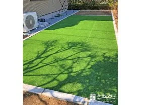 広々したお庭に雑草対策を施し心地良くリフォームした工事
