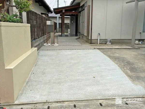No.25923 経年劣化した門周りをリフォームしご家族を優しく迎える工事[施工後]