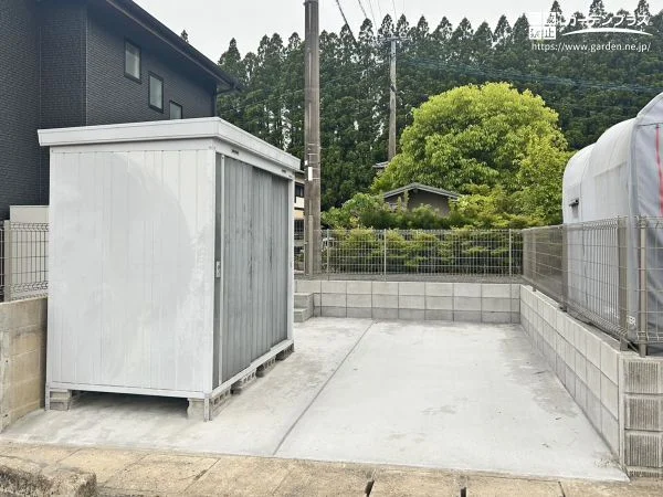 庭の一部を有効活用。来客者も安心の駐車スペース増設工事