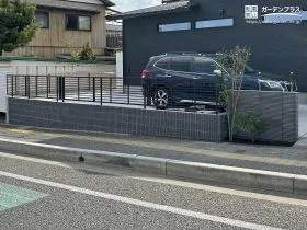 フラットで美しく整った駐車スペース[施工後]
