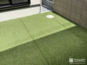 人工芝で緑鮮やかなお庭を演出[施工後]