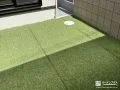人工芝で緑鮮やかなお庭を演出