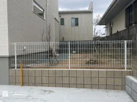 土の流出を防ぐ安心の土留め[施工後]
