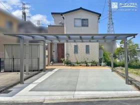 日々の暮らしに寄り添うシンプルナチュラルな外構工事