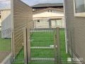 お庭の防犯性を向上させた門扉