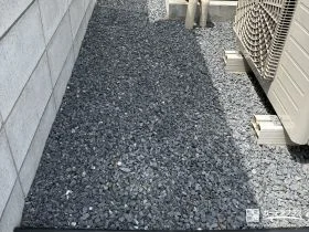 犬走りの雑草対策[施工後]