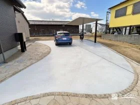 駐車しやすく美しい、使い勝手のよい外構へ[施工後]