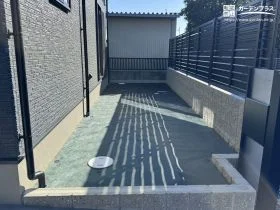 人工芝仕上げに備えた丁寧な下地づくり[施工後]