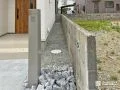 宅配ボックス付きで便利な機能門柱