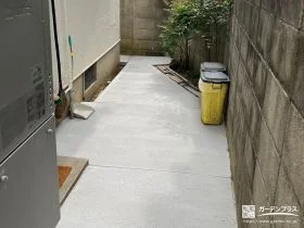 犬走りにコンクリートを打設しお手入れを楽に[施工後]