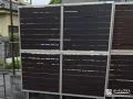 シックなカラーの目隠しフェンス