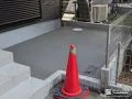 土間コンクリートを打ち雑草対策と足元の安定化を図った工事