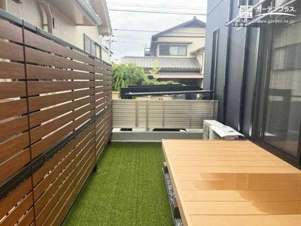 子どもが走れる、手間いらずの主庭