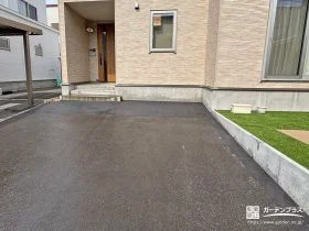アスファルトオーバーレイで整えた、毎日使いやすい駐車スペース[施工後]