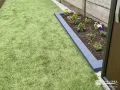 塀と色をそろえてお庭に一体感を