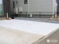 芝生からコンクリートにリフォームして快適な駐車スペース工事