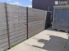 愛犬も安心して遊べる、プライベートなドッグラン空間[施工後]