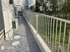 境界を守る縦格子フェンス[施工後]