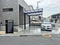 色と素材の組み合わせにこだわったモダンな新築外構