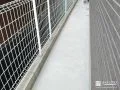雑草が生えてお手入れが大変な犬走りにコンクリートを打った工事