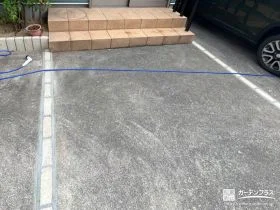 駐車スペースの目地をレンガに変更[施工後]