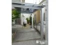 雨の日も快適に過ごせるサイクルポートとテラス屋根の設置工事