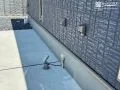 自動点灯のスポットライトで防犯対策にも