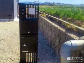 意匠性の高い機能門柱[施工後]