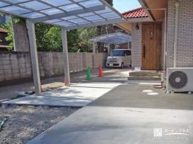 カーポートと土間で快適な駐車スペース[施工後]