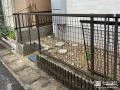 お住まいに馴染むシンプルなデザインのメッシュフェンス設置工事