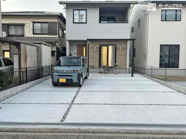 ローメンテナンスで長く綺麗に利用できる新築外構