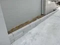 スタイリッシュな化粧ブロックで施工した花壇