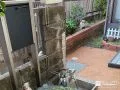 生活動線の邪魔をしないスリムな機能門柱