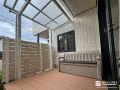 雨の日の洗濯物干しに便利なデッキ空間