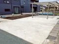切り返しがしやすいフラットな駐車スペース