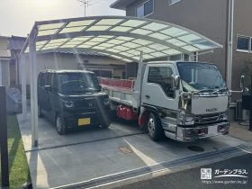 車を守り、家族の時間も広げるカーポート付きの駐車スペース[施工後]