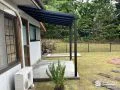 雨の日もお庭での洗濯物干しを可能にするテラス屋根