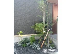 美しい緑をお楽しみいただける植栽スぺース[施工後]