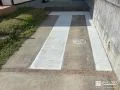 駐車スペースに土間コンクリートを打設して拡張
