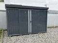 新色フランネルグレーのシンプル物置
