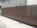 高さ2mのナチュラル目隠しフェンス