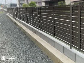 安心感をプラスする目隠しフェンス[施工後]