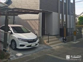 暮らしやすさとデザイン性を兼ね備えた、バランスの良い新築外構