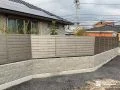お住まいを囲み防犯性を向上する目隠しフェンスと門扉の設置工事