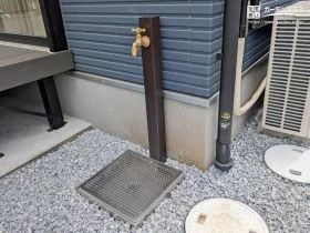 暮らしに便利な立水栓まわり[施工後]